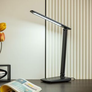 Lindby Lindby Leontina LED stolní lampa, černá, CCT