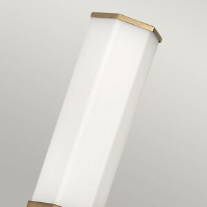 Quintiesse LED koupelnové nástěnné Facet Single, 3000 K mosaz