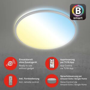 Briloner LED stropní světlo Ivy S, stmívatelné, CCT, Ø 49cm