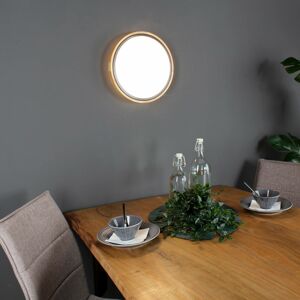 Eco-Light LED stropní světlo Solstar dřevodekor Ø 30,7 cm