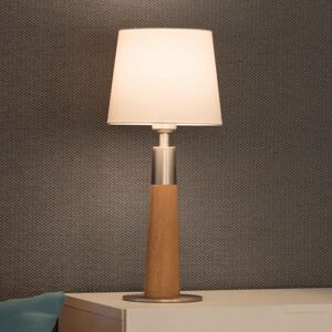 HerzBlut HerzBlut Conico stolní lampa bílá, dub olej, 44cm