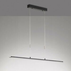 FISCHER & HONSEL LED závěsné světlo Metz TW, CCT, délka 120cm černá