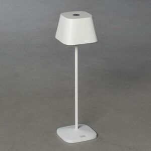 Konstsmide LED stolní lampa Capri venkovní, bílá