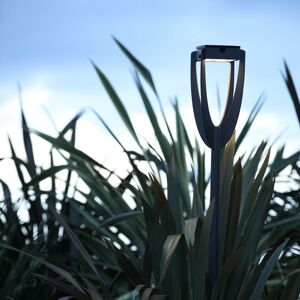 Les Jardins LED solární světlo Tulip se zemním hrotem antracit
