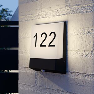 Lucande Lucande Kosman LED osvětlení čísla domu, senzor