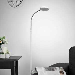 Lindby Milow - LED stojací lampa s labutím krkem