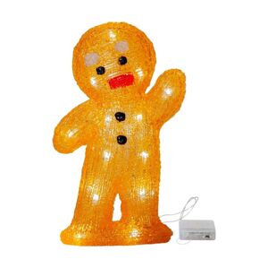 Eglo Eglo 410799 - LED Vánoční dekorace CRYSTALINE 20xLED/0,06W/3xAA perníček