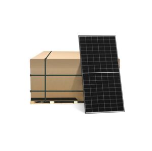 JA SOLAR Fotovoltaický solární panel JA SOLAR 380Wp černý rám IP68 Half Cut- paleta 31 ks