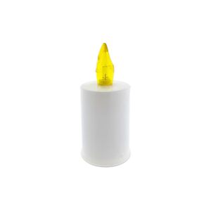 LED Svíčka LED/2xAA teplá bílá 10,8 cm bílá
