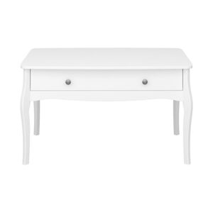 Konsimo Sp. z o.o. Sp. k. Odkládací stolek BAROQUE 55x96,5 cm bílá