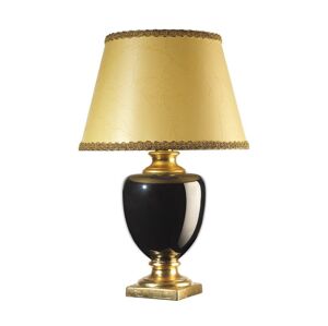 ONLI ONLI - Stolní lampa MOZART 1xE27/22W/230V černá/zlatá 75 cm