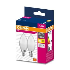 Osram SADA 2x LED Žárovka B35 E14/4,9W/230V 3000K - Osram