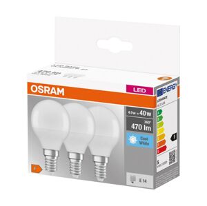 Osram SADA 3x LED Žárovka P40 E14/4,9W/230V 4000K - Osram