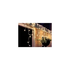 LED vánoční závěs, rampouchy, 360 LED, 9m x 0,7m, přívod 6m, venkovní, teplé bílé světlo  1V401-WW