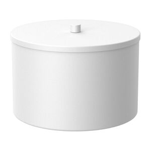 Úložná kovová krabice 12x17,5 cm bílá